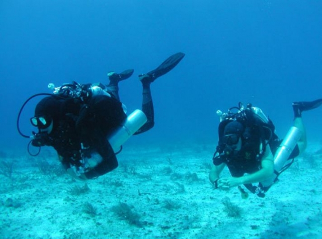 Buceo en el fondo del mar